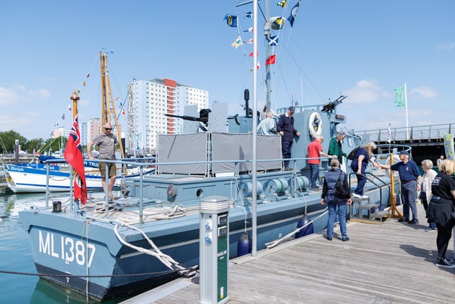 The Gosport Marine Festival allowed people to get a good look at the ships. Picture:Marcin Jedrysiak