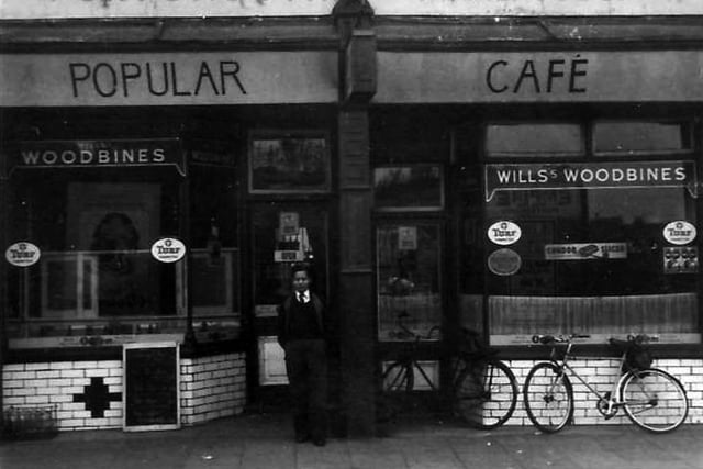 The Popular Cafe in Goldsmith Avenue, Fratton, which was run by Doreen Loo.