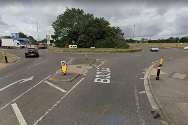 Police are looking for witnesses after an incident which left a motorcylist with "potentially life-changing" injuries.
