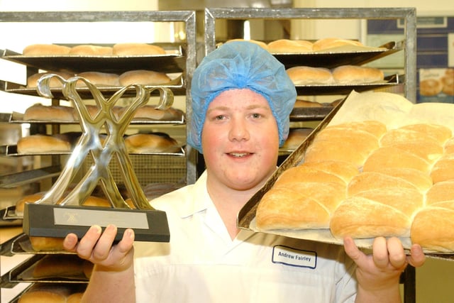Another reminder of Andrew Fairley who won a Greggs Award in 2005. Who can tell us more?