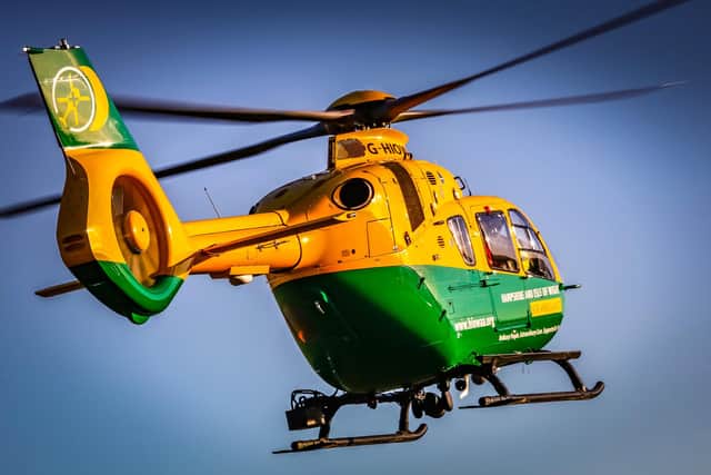 Hampshire and Isle of Wight Air Ambulance. Pictures: HIOWWA
