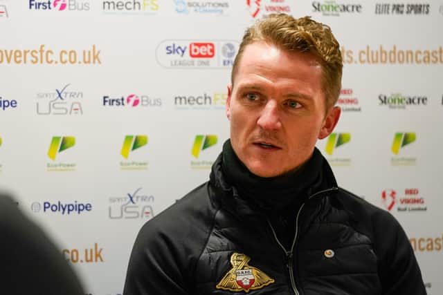 Doncaster Rovers boss Gary McSheffrey. Picture by Steve Flynn/AHPIX.com.