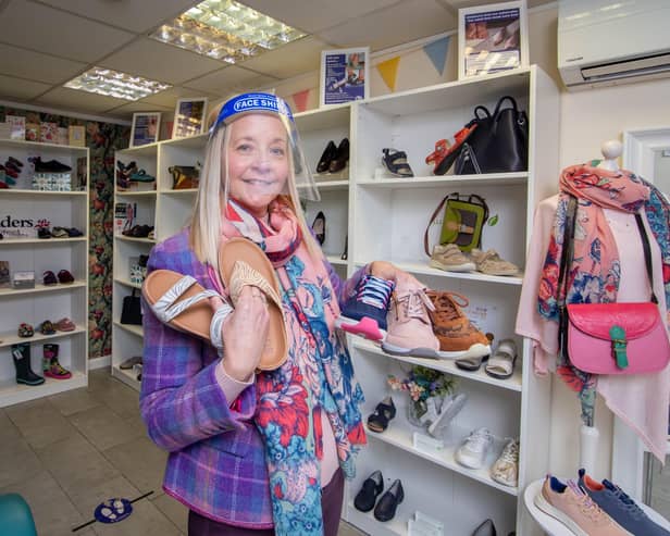 Amanda Kent runs an independent shoe shop, Solent Shoes in Portchester

Picture: Habibur Rahman