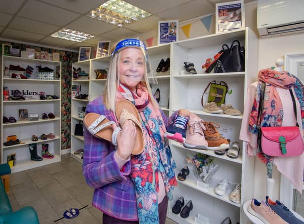 Amanda Kent runs an independent shoe shop, Solent Shoes in Portchester

Picture: Habibur Rahman