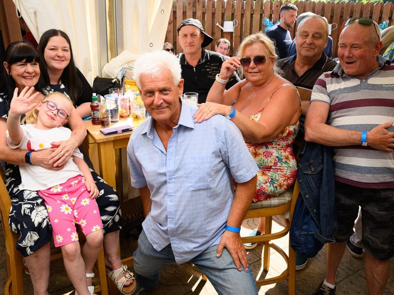 Family and friends came out to enjoy the sunshine and a selection of beers and ciders.Picture: Keith Woodland (250521-17)