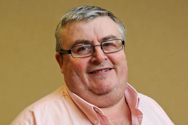 Steve Tovey at the Pompey Supporters' Trust Board meeting held at Fratton Park in 2014. Picture: Malcolm Wells (14228-8397)