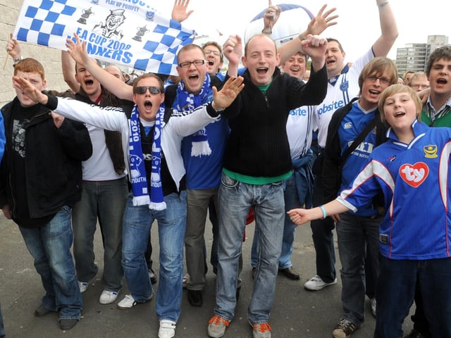At Wembley for the 2010 FA Cup final.