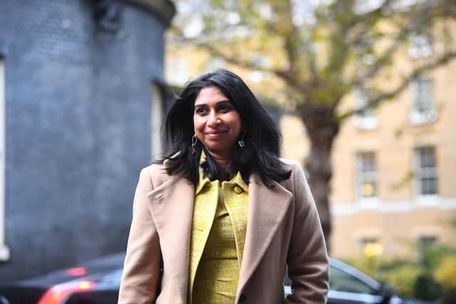 Attorney general Suella Braverman arrives in Downing Street, London, ahead of a Cabinet meeting at the Foreign and Commonwealth Office on November 3. Picture: Victoria Jones/PA Wire