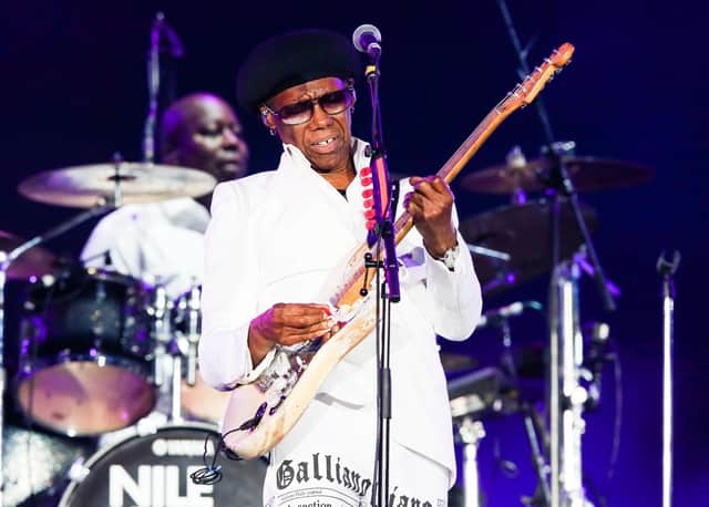 Nile Rogers will headline Victorious Festival on the Sunday of the August Bank Holiday weekend.

(Photo by Alexandre Schneider/Getty Images)