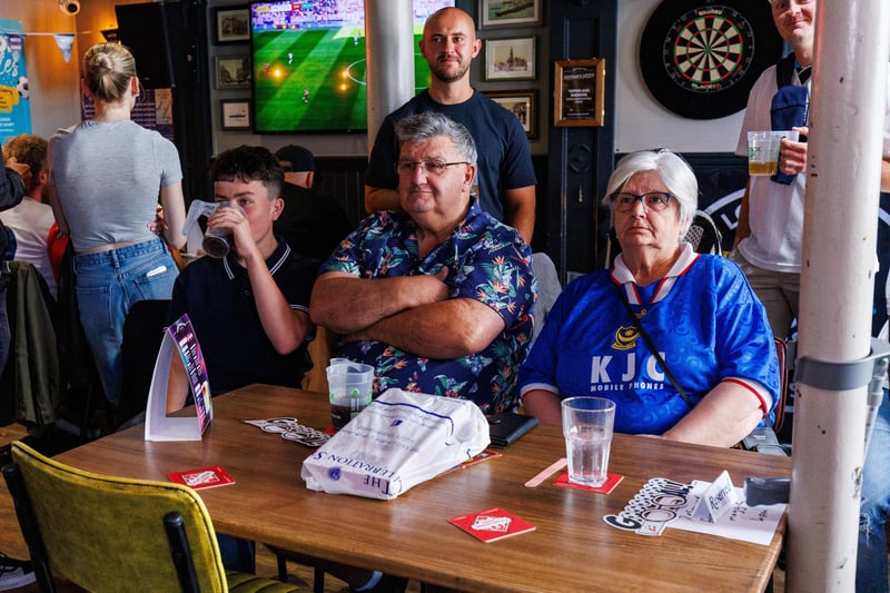 Fans watching England - Switzerland game at the Lord John Russell. Picture:Marcin Jedrysiak