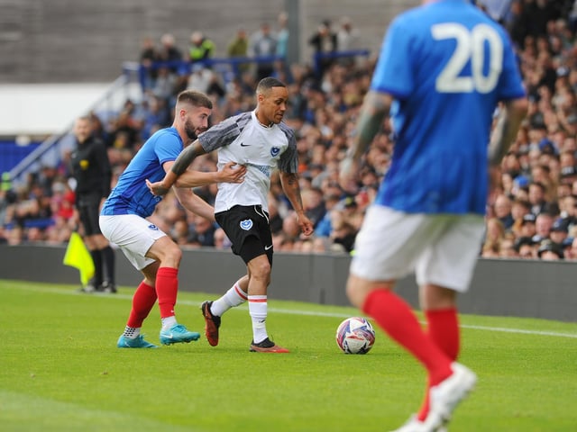 Pompey Legends v Alan Knight Celebrity XI in a charity fundraising match at Fratton Park on Bank Holiday Monday. Picture: Sarah Standing (050525-5969)