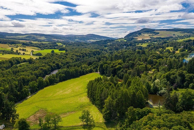 The property is located in Strathtay, just outside of the popular town of Pitlochry.