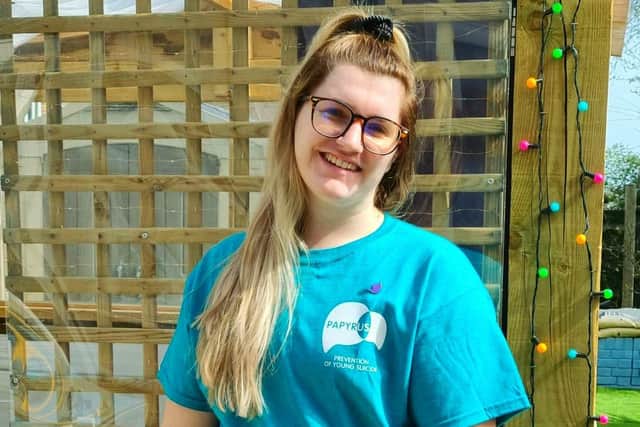 Chelsea Loxton is taking on a skydive for suicide prevention charity Papyrus