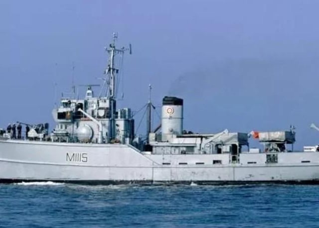 HMS Bronington when she was active