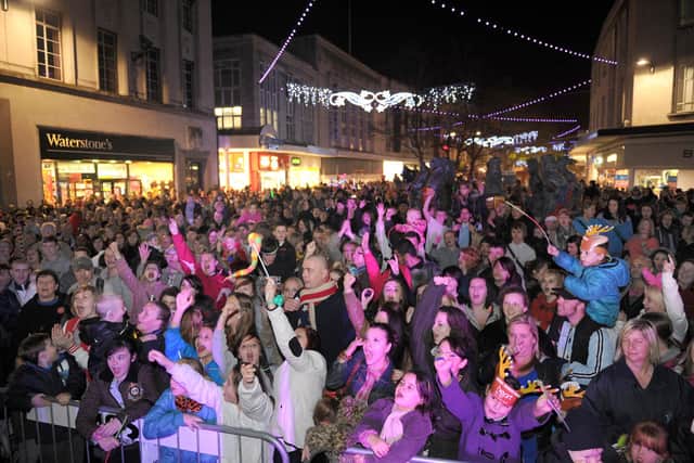 Turning back the clock - Commercial Road Christmas lights switch on in Portsmouth in 2011
Picture: Paul Jacobs (114102-18)
