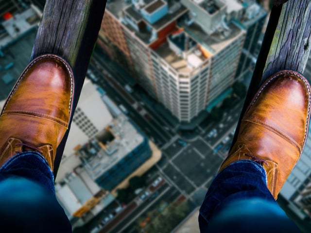 Acrophobia, the fear of heights, is the UK's most common phobia - 37 per cent of us suffer from it.