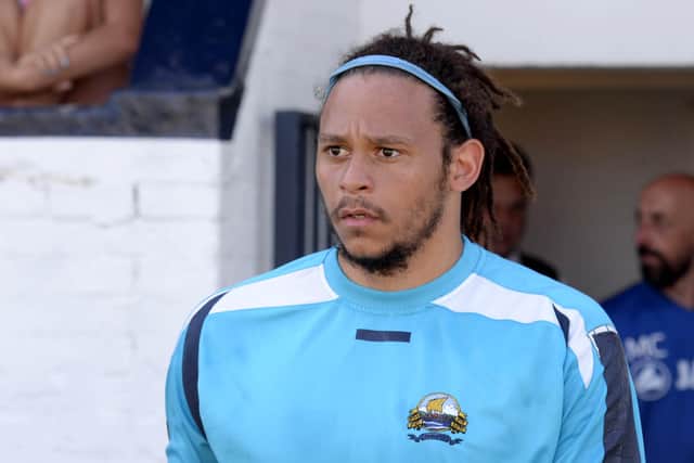 Nathan Ashmore during his Gosport days in a non-league career which has also included the Hawks, Ebbsfleet and Boreham Wood. Picture: Paul Jacobs