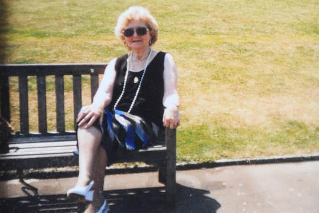 Moyra Phillips when she was younger.