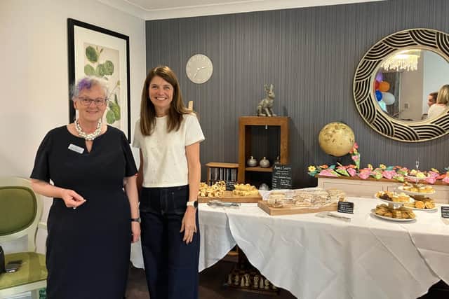 Manager Julie with Nikki from Denmead Grange