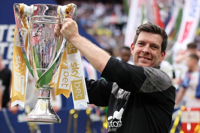 Darrell Clarke guided Port Vale back to League One via the play-offs last season Picture: Eddie Keogh/Getty Images