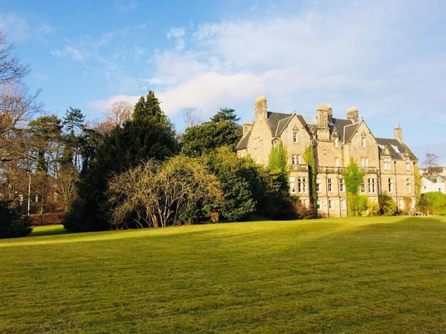 Castle and grounds.