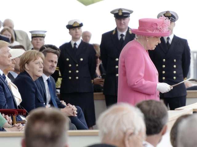 The Queen and world leaders on Southsea Common for the 75th anniversary of D-Day in 2019