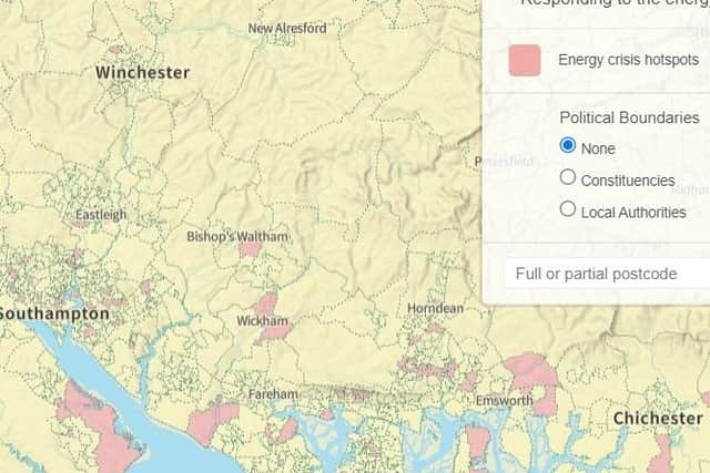 Energy crisis hotspots. Pic Friends of the Earth