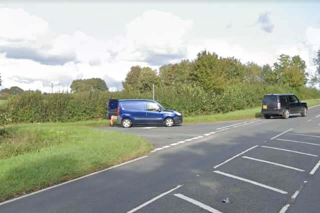 The B3035 at the junction with Corhampton Lane. Picture: Google Maps