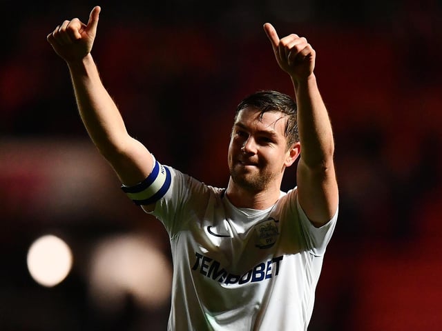 Huntington’s time at Preston has come to an end after 10 years at Deepdale. In that time, he made 306 appearances for the club and saw their rise back to the Championship. Knows how to get promoted. Picture: Dan Mullan/Getty Images