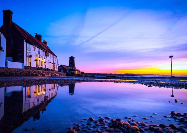 Calm beautiful scene at the Royal Oak at Langstone taken by Vicky Stovell