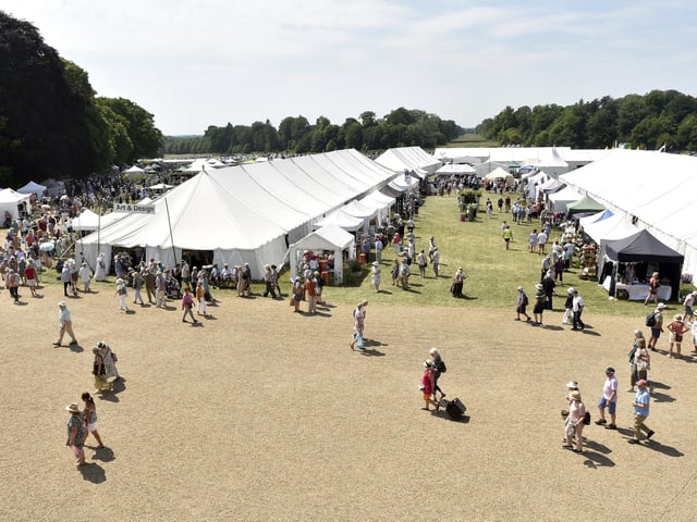 The Garden Show kicked off the weekend at Stansted Park in Rowlands Castle on Friday, June 9. 
Picture: Sarah Standing (090623-5196)