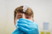 Pharmacist draws up the AstraZeneca/Oxford University Covid-19 vaccine. Picture: Ian Forsyth/Getty Images
