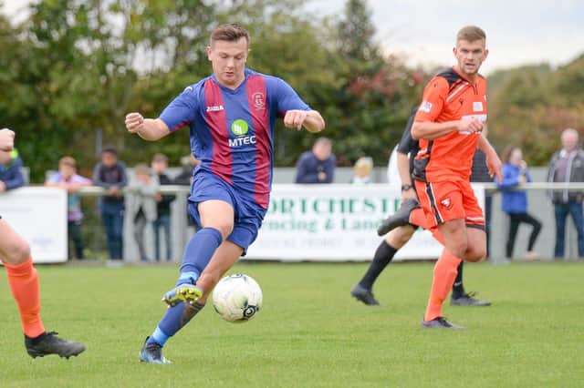 US Portsmouth beat AFC Portchester in the FA Vase last October - the two teams are set to meet again in a friendly when current lockdown restrictions are eased. Pic: Martyn White.