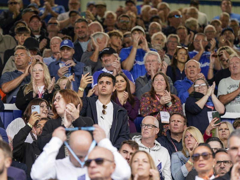 18,046 home fans were inside Fratton Park to cheers on John Mousinho's Blues.