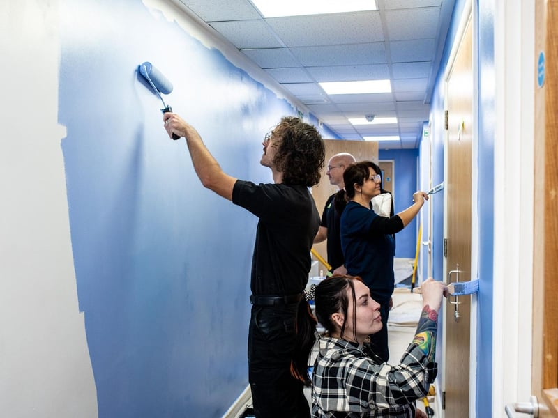 Harwin and Knights Brown brighten Motiv8's Havant based Youth Hub in partnership effort