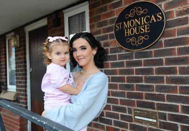 Portsmouth Churches Housing Association will benefit from the Comfort and Joy campaign this year.

Pictured is: Ellie Jay Jaundrill (19) with her daughter Ivy (2).

Picture: Sarah Standing (071220-9769)