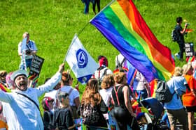 Last year's Pride event saw nearly 7,000 people attend. Picture: Colin Farmery