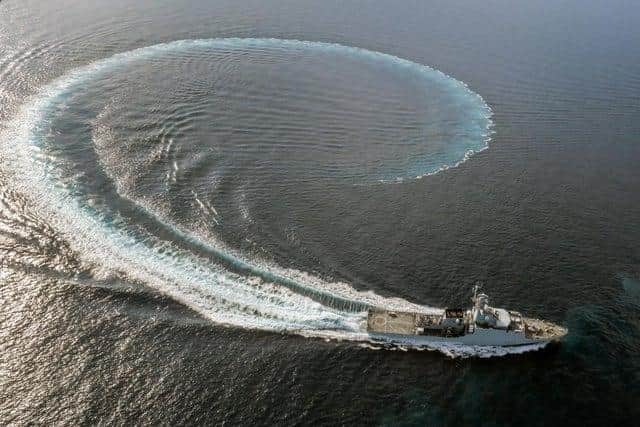 HMS Trent during its Nato mission in the Mediterranean. Picture: Royal Navy