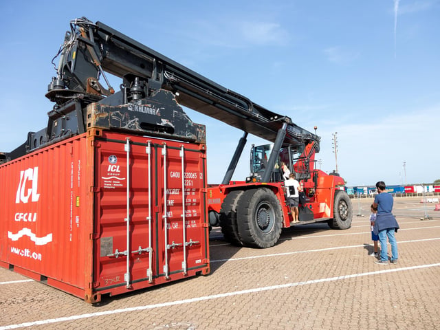 Machinery at the open day.
Photos by Alex Shute.