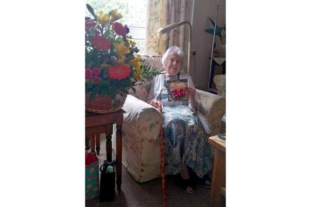 Noreen Lane celebrates her 100th birthday. Picture: Contributed