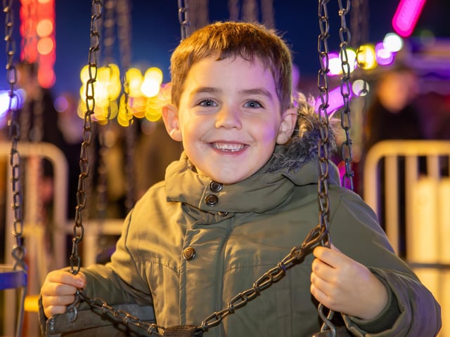 People from across the region descended onto the grounds of HMS Sultan on Thursday evening for a night of excitement, bonfire and fireworks.
Pictured - Jax Wylde, 5 from Rowner
Photos by Alex Shute