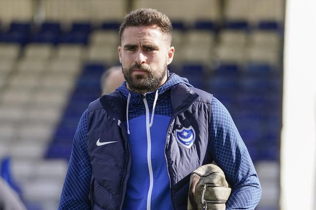 Club: Pompey; Age: 29; Appearances: 18; Goals scored: 0; Assists: 2; WhoScored rating: 6.83.