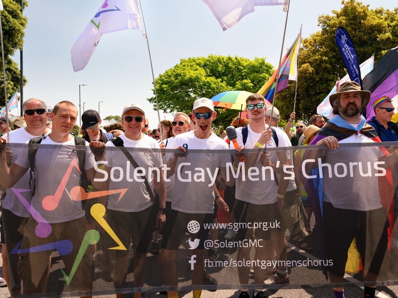 Pictured is: The Solent Gay Men's Chorus

Picture: Keith Woodland