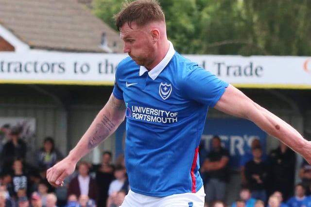 Ryan Tunnicliffe impressed for Pompey against the Hawks. Picuture Paul Collins
