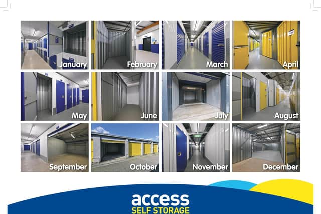 Storage Unit Calendar 2025