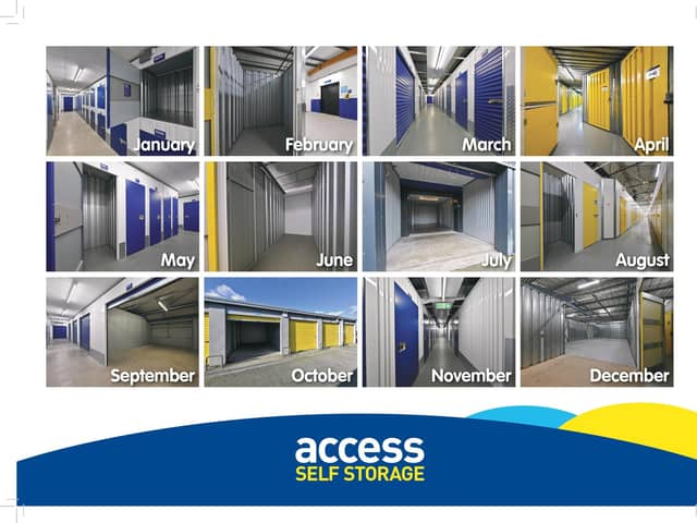 Storage Unit Calendar 2025