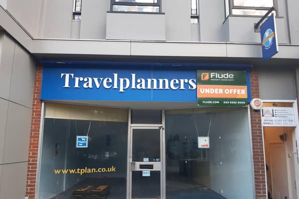 The nail bar will fill the empty shop unit next to Waterlooville Library which used to be a travel shop