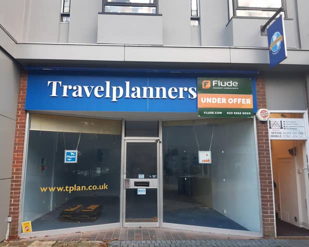 The nail bar will fill the empty shop unit next to Waterlooville Library which used to be a travel shop