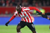 Striker Yoane Wissa featured against Hawks in their friendly against Brentford Picture: Clive Rose/Getty Images