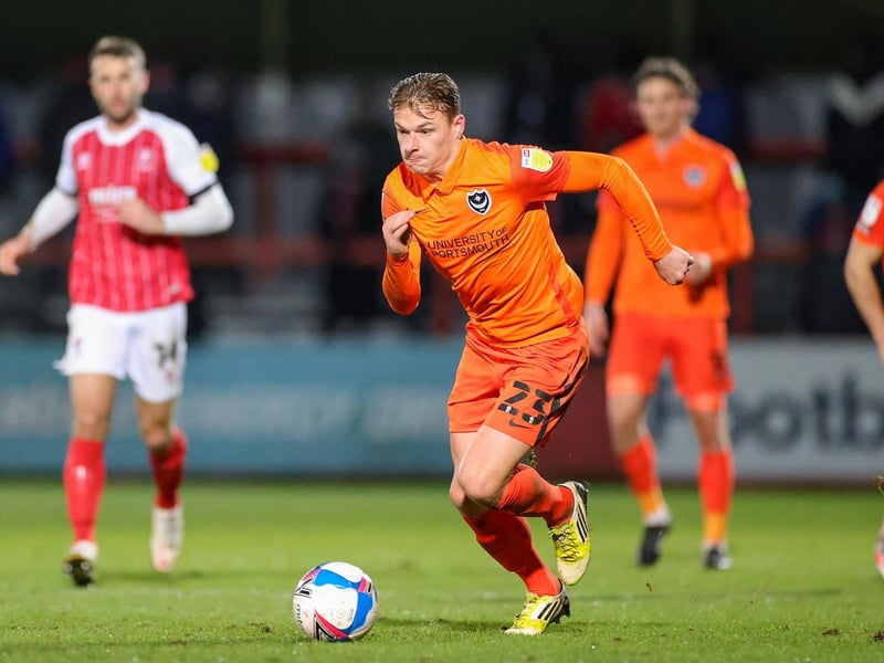 Pompey: 15 games, 0 goalsRecruited on a season-long loan from Bristol City in 2020-21, the left-back competed with Lee Brown for the position under Kenny Jackett. However, midway through his stay, he was recalled to challenge for a Robins spot in their Championship season. Since that campaign, he has established himself as a first-team regular and started 39 Championship matches this season. Picture: Nigel Keene/ProSportsImages
